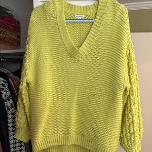 Express Lime Green Sweater